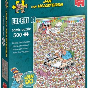 Hoera, jan 90! jaar | Jan van Haasteren 500XL | 500 stukjes
